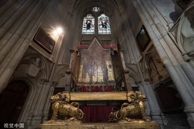 华为手机时的图片无法显示:英媒：查尔斯三世即将举行加冕仪式，700年的加冕椅“极其脆弱”